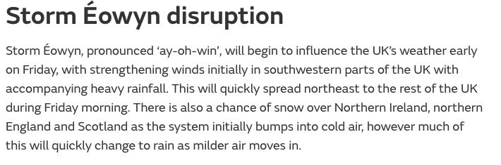 How to pronounce Éowyn, and what storm names tell us