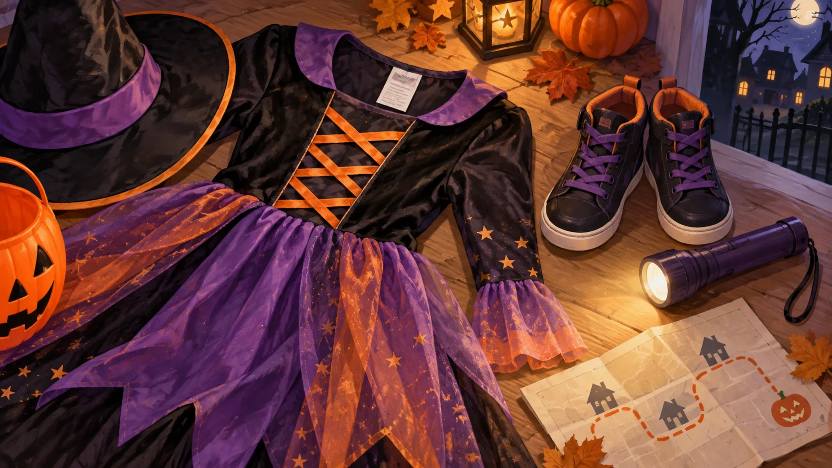 Halloween costumes: check the label, fit and route before the night