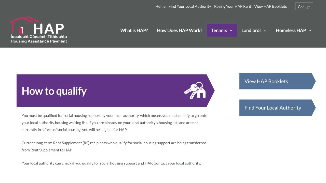 Social housing and HAP: the application, tenancy and payment checks