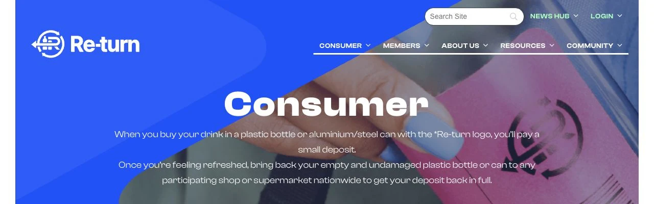 Re-turn deposits: keep the container, voucher and cash totals separate