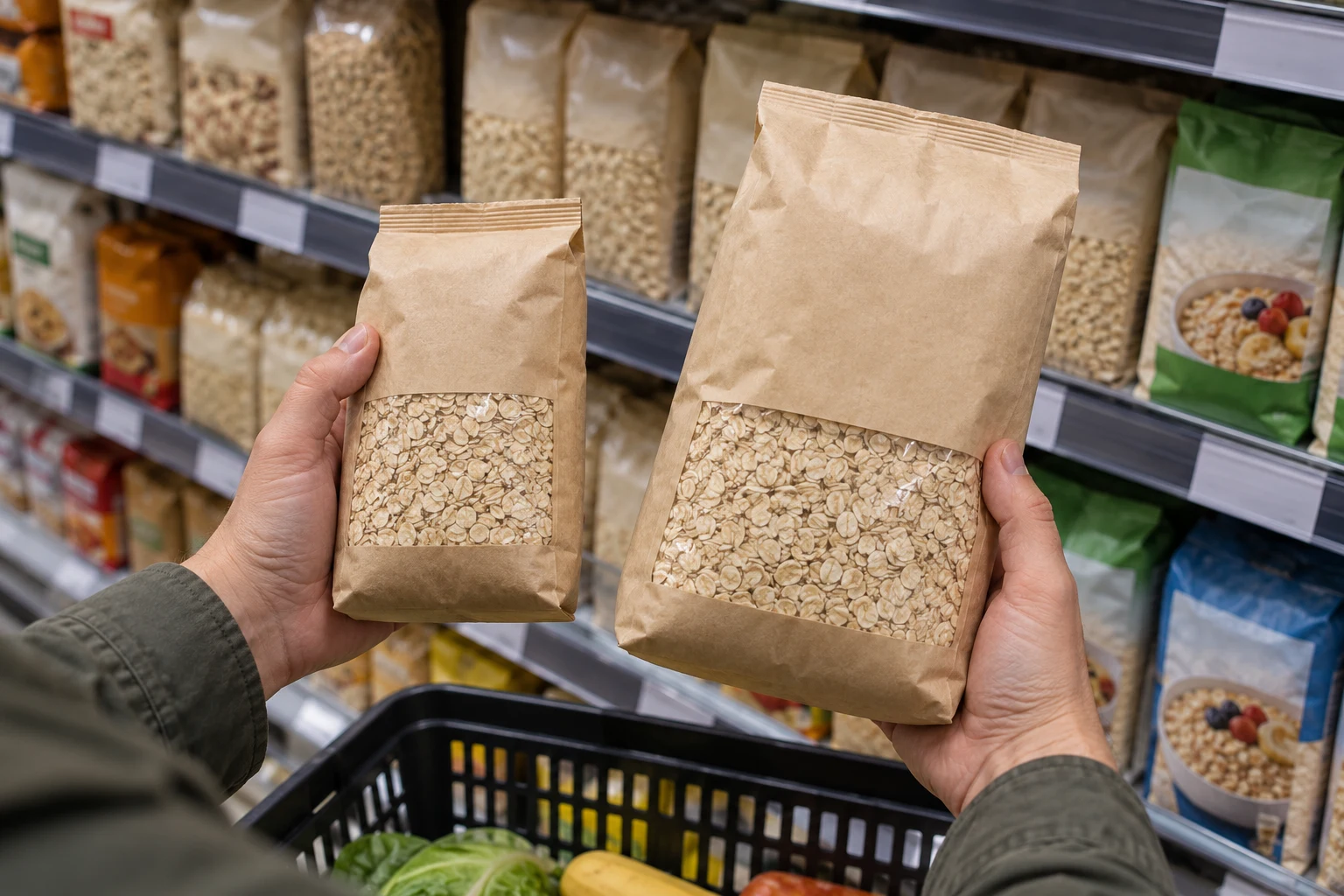 Unit prices in Irish shops: compare the quantity before the pack price