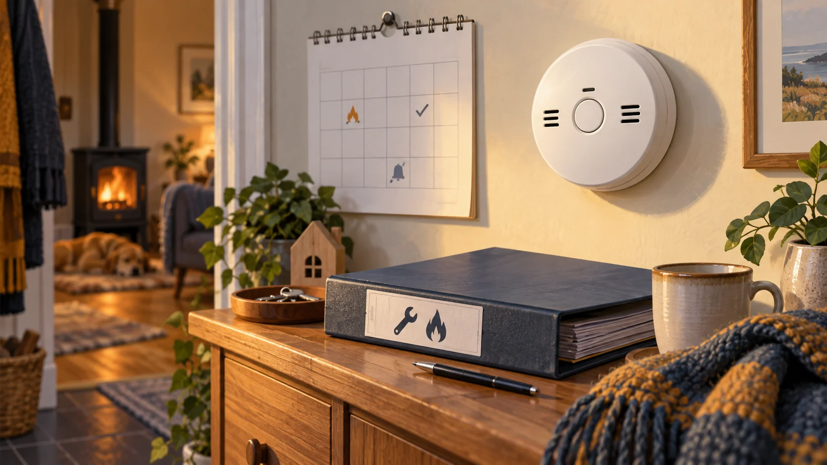 Winter heating checks: put the CO alarm and appliance service on one record